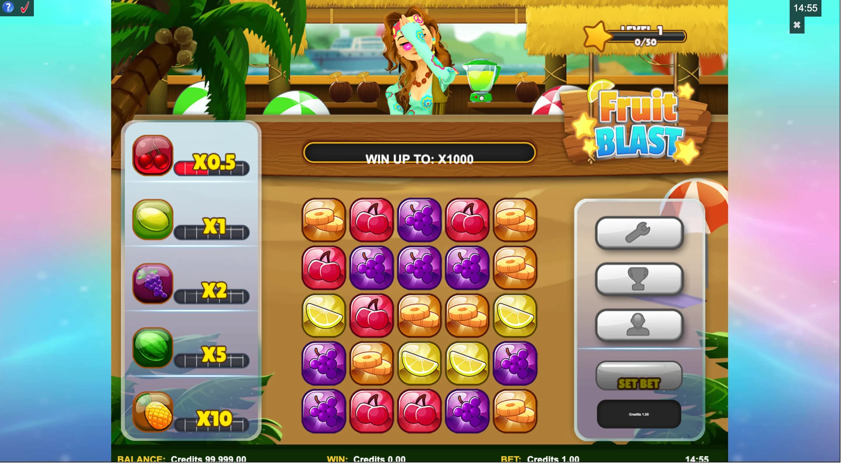 Fruit Blast Skillzzgaming Logo